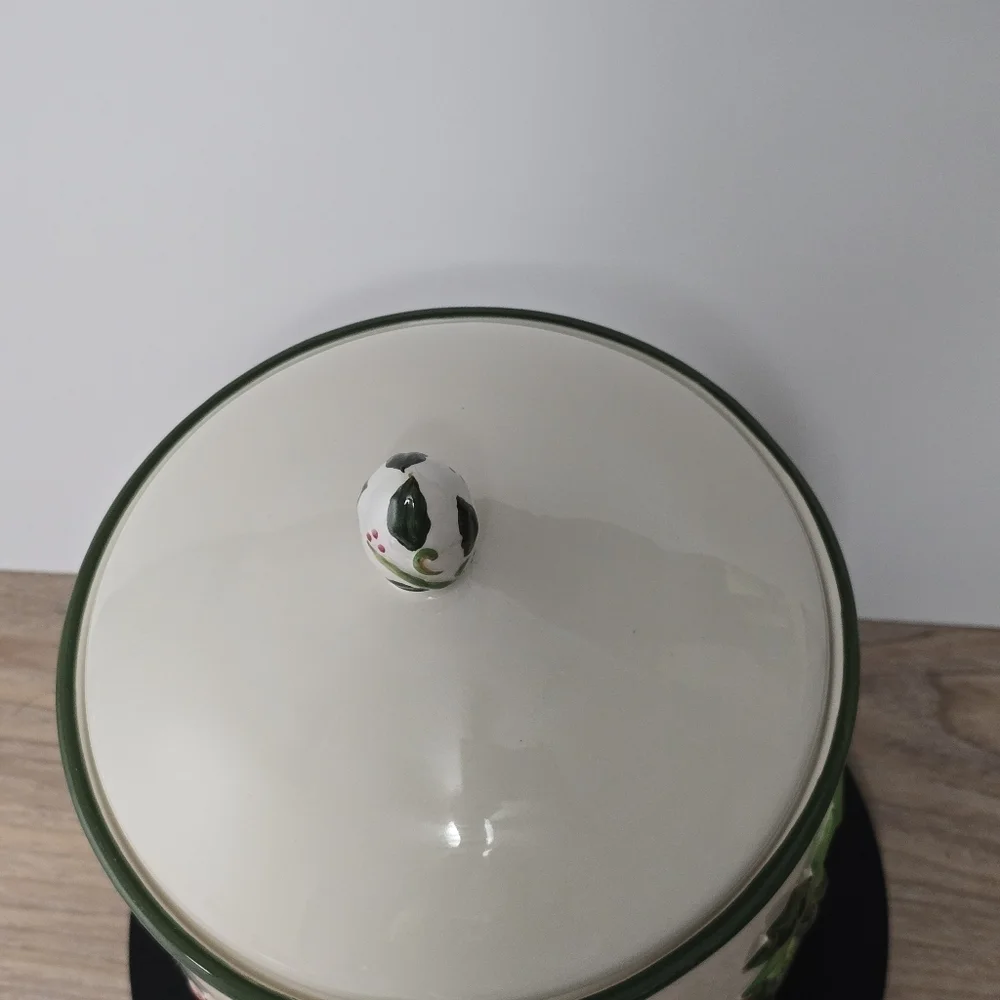 Home cookie jar canister holly christmas - Picture 4 of 8